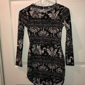 XS Urban Planet long sleeved dress.